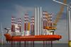 Swire Blue Ocean’s turbine installation ship, being built in Korea to a KEH design