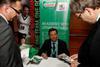 German football legend Lothar Matthäus meets guests at the Castrol-supported gala dinner