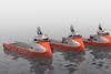 The new vessels will all be built on Ulstein’s X-BOW hull line design