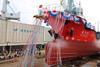 The naming ceremony for the first of two full-electric bunker vessels ordered by Asahi Tanker for operation in Tokyo Bay was held on 22 December.