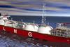 Artist impression of OLT Livorno, the first offshore floating storage and regasification unit (FSRU)