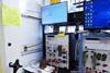 A look inside the high-temperature proton exchange membrane fuel cell testing station at Los Alamos National Laboratory.