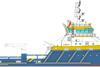 The 44m Neptune AHTS vessel, for wind farm work as well as general duties