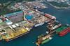 The Singapore yard of SembMarine, which is joining with Saudi partners to investigate a possible new shipyard for Saudi Arabia