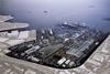 Yokohama Dockyard & Machinery Works where MHI’s ballast water treatment project team is located