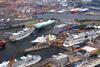 : Lloyd Werft – just last year but with busier docks than now.