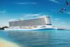 The ‘Sapphire Blue’ LNG-fuelled cruise ship concept design
