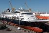 The 219-metre long Vasco da Gama during dry docking at Lisnave Shipyards in 2021.