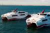 Paria Bullet’ and ‘Trini Flash’ running their sea trials