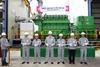 The launch ceremony of the HiMSEN gas engine H35G