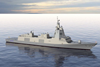 The new F110 class of heavy frigates has been designed by Navantia. (credit: Brunvoll)