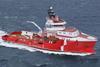 The Havyard 820 design field support vessel is described as a next-generation support ship with the most modern fire-fighting and field support solutions