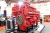 The (non-marinized) QSK95 'Hedgehog' engine on display at Asia Pacific Maritime in Singapore, 16-18 March