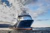 The 72m platform supply vessel (PSV) was christened 'Olympus'