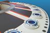 Inside of something with bearings