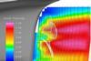 CFD simulation showing propeller/hull interaction (Graph courtesy of ABS)