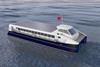 BMT Nigel Gee’s design for a battery electric ferry for China