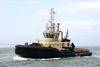 The 34m ‘Svitzer Waterston’ is one of four tugs of the same class equipped for escort duties.
