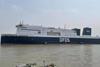 Chinese-built for trans-Baltic passenger and freight traffic, the Aura Seaways.