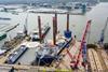 Sea Installer is currently at Damen Shiprepair Amsterdam for crane upgrade