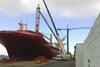 Gibdock undertook extensive crane renewal on the geared containership 'Aldebaran'