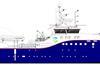 The 54-metre long ship will be equipped with a quiet Wärtsilä fixed pitch propeller and complete shaft line
