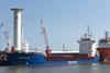 Trials on board the 'Fehn Pollux' of the Eco-Flettner propulsion system are said to be going well Photo: EMS-Fehn-Group