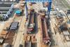 Dutch-designed Combi Freighter 3850 cargo vessels under construction at Damen Yichang.