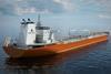 Rendering of the Wärtsilä Ship Design low-emission Aframax tanker concept