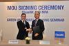 Andrew Tan, MPA chief executive and Yasushi Nakamura, ClassNK representative director, executive vice president, sign the MoU