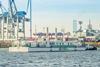 LNG Hybrid Barge in the port of Hamburg