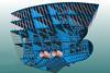 Hull structure 3D model developed by Hart Fenton