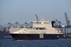 Four-deck trailership 'Gardenia Seaways', first of two new additions to DFDS’ North Sea operations