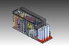 A rendering of a 50m3/h fuel processor unit supplied by Helbio, the gas reformation technology developer.