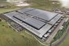 A rendering of Britishvolt's prospective battery factory, located near the bulk terminal at Blyth in Northumberland.