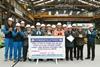 The steel cutting ceremony for the five new vessels took place recently