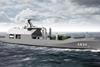 Fuel consumption and exhaust emissions were optimised during the design of HNLMS Den Helder. (credit: Damen)