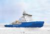 The new vessel has been designed for demanding icebreaking operations in the Baltic Sea