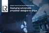 Front cover of LR's report 'Applying advanced propeller designs to ships'
