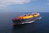 LNG carrier at sea