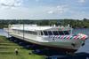 Russia's first LNG-fuelled river vessel, Chaika, was launched at JSC Zelenodolsk on the Volga River in August 2020. (credit: JSC Zelenodolsk)