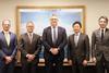 CIP Partner, Gordon White, CIP Partner/APAC Regional Head for the Flagship Funds Thomas Wibe Poulsen, CIP Managing Partner Jakob Poulsen, MOL Managing Executive Officer Masayuki Sugiyama, MOL Wind Power Unit General Manager Takeyasu Moriguchi