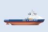 The second icebreaking PSV for Sovcomflot is now in production at Archtech Helsinki Shipyard