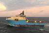 The AHTS vessel Maersk Minder will be the first AHTS to be retrofitted for hybrid propulsion. (Copyright: Maersk Supply Service)