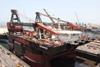 Semi-submersible crane vessel ‘Hermod’ undergoing refurbishment at Dubai