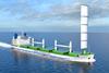 Japan's Oshima Shipbuilding's Oshima Ultramax 2030 concept design is expected to have an EEDI figure just half that of comparable current designs. (Credit: DNV GL)