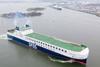 Hollandia Seaways marries two-stroke engine technology with scale and design optimisation to raise shortsea freight transport efficiency (credit: Gothenburg Port).