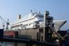 Welcome cruise ship work as ‘Oriana’ docks at B+V
