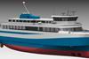 The new ferry will take 3,600 annual trips through the rough waters between Landeyjahöfn on the Icelandic mainland and Westman Island