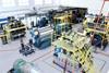 The image shows Wärtsilä engines